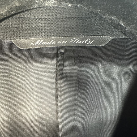 Canali Blazer Mens Black Wool Sport Coat Jacket  Italy Luxury 56R Italy 46R US - Picture 2 of 12